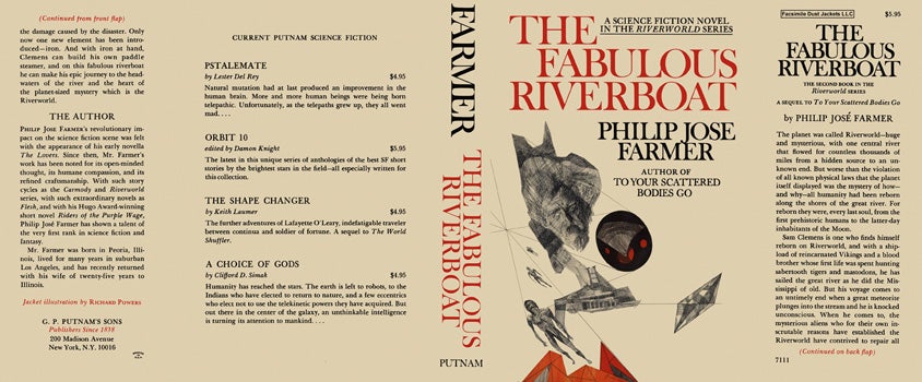 Item #8485 Fabulous Riverboat, The. Philip Jose Farmer.