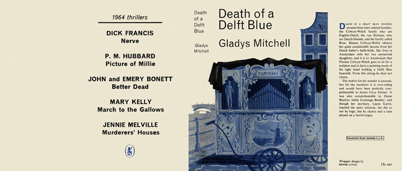 Item #8500 Death of a Delft Blue. Gladys Mitchell