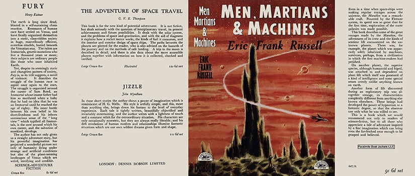 Item #8513 Men, Martians and Machines. Eric Frank Russell