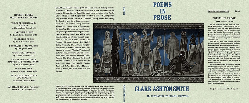 Item #8514 Poems in Prose. Clark Ashton Smith