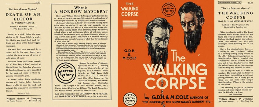 Item #854 Walking Corpse, The. G. D. H. Cole, Margaret Cole