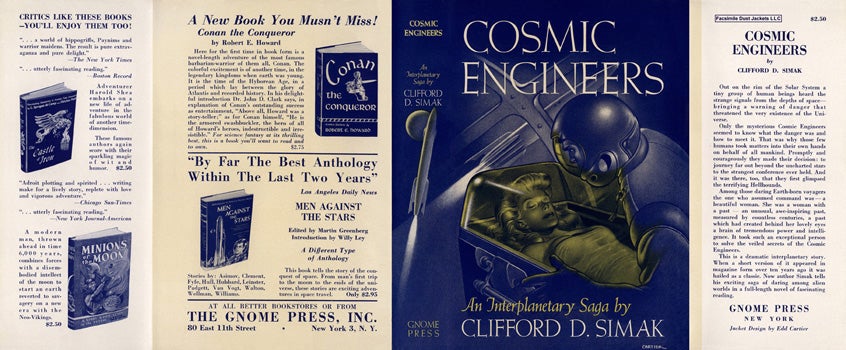 Item #8584 Cosmic Engineers. Clifford D. Simak