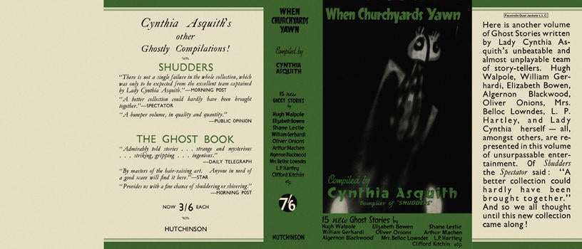 Item #86 When Churchyards Yawn. Cynthia Asquith, Anthology