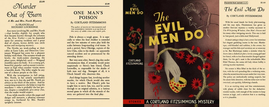 Item #8613 Evil Men Do, The. Cortland Fitzsimmons