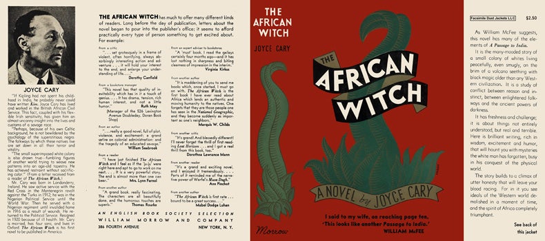 Item #8651 African Witch, The. Joyce Cary