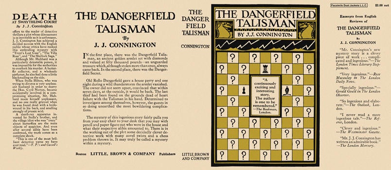 Item #873 Dangerfield Talisman, The. J. J. Connington.