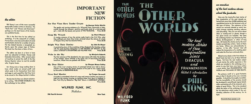 Item #8736 Other Worlds, The. Phil Stong, Anthology.