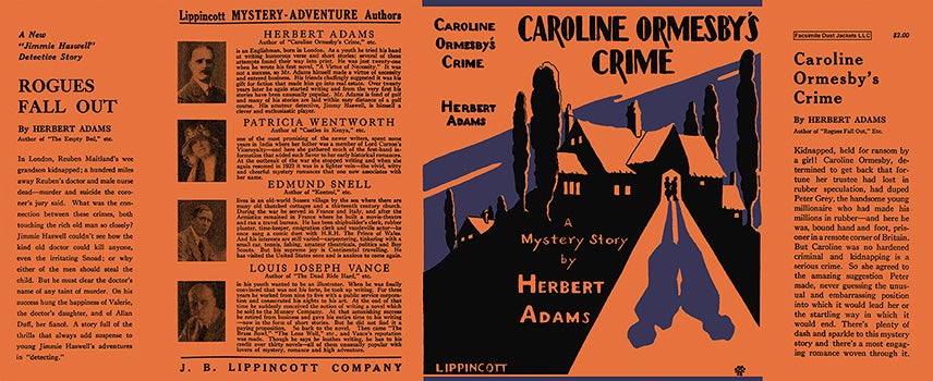 Item #8748 Caroline Ormesby's Crime. Herbert Adams