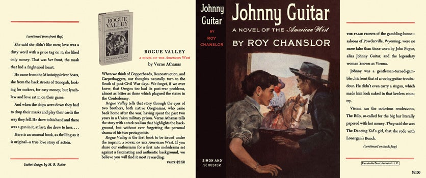 Item #8752 Johnny Guitar. Roy Chanslor