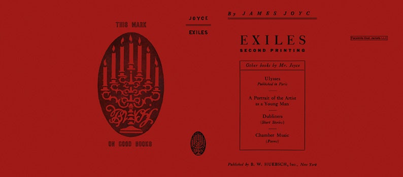 Item #8755 Exiles. James Joyce.