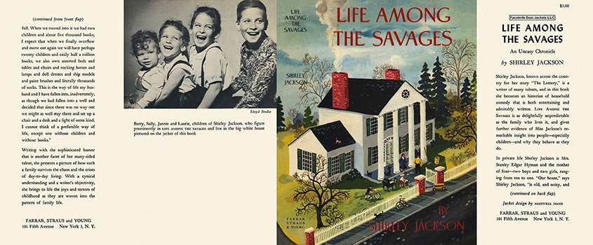 Item #8818 Life Among the Savages. Shirley Jackson.