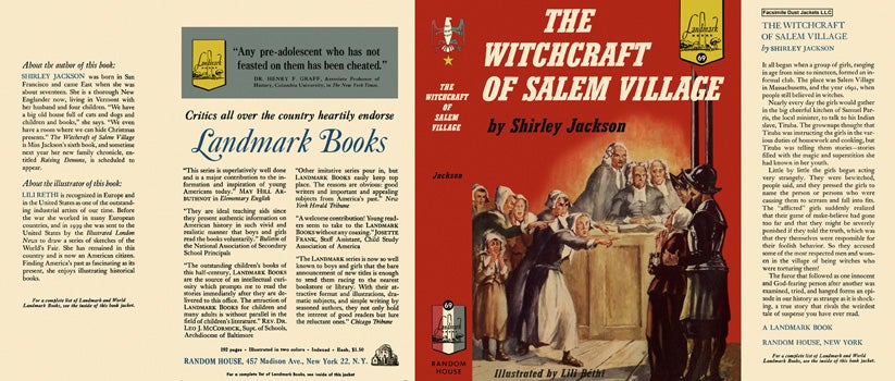 Item #8820 Witchcraft of Salem Village, The. Shirley Jackson.