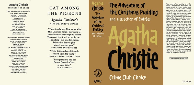 Item #8856 Adventure of the Christmas Pudding, The. Agatha Christie