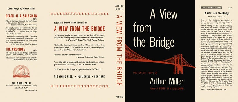 Item #8868 View from the Bridge, A. Arthur Miller