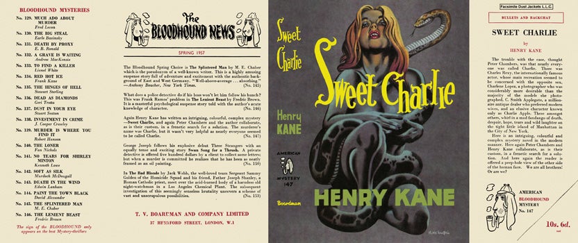 Item #8992 Sweet Charlie. Henry Kane.