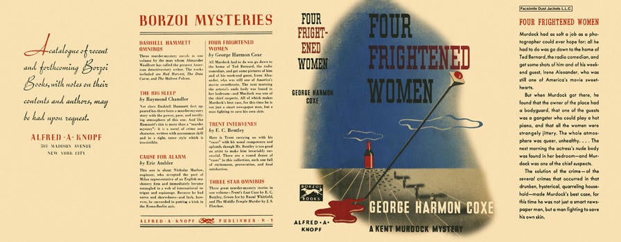 Item #905 Four Frightened Women. George Harmon Coxe.