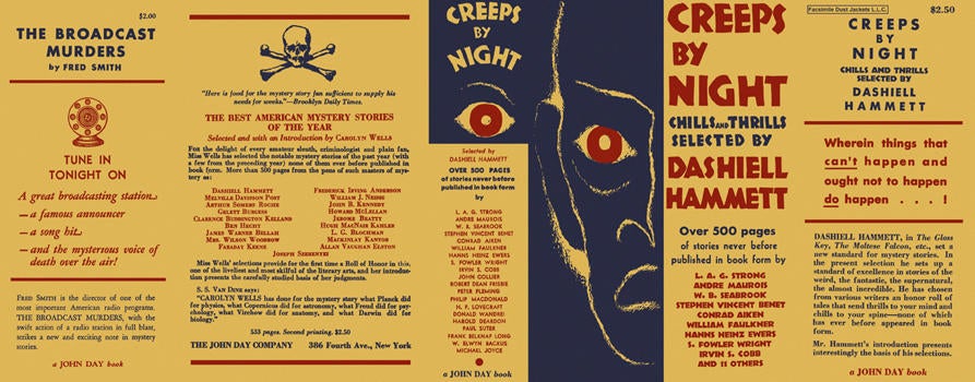 Item #91 Creeps by Night. Dashiell Hammett, Anthology.