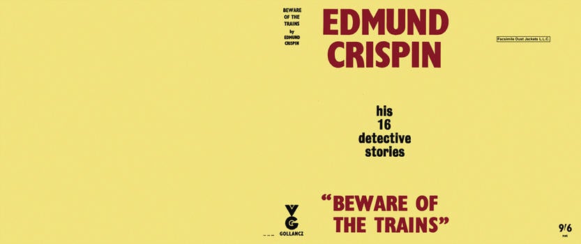 Item #912 Beware of the Trains. Edmund Crispin