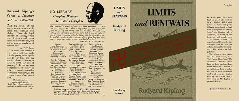 Item #9121 Limits and Renewals. Rudyard Kipling