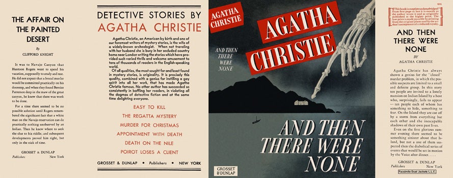 Item #9137 And Then There Were None. Agatha Christie