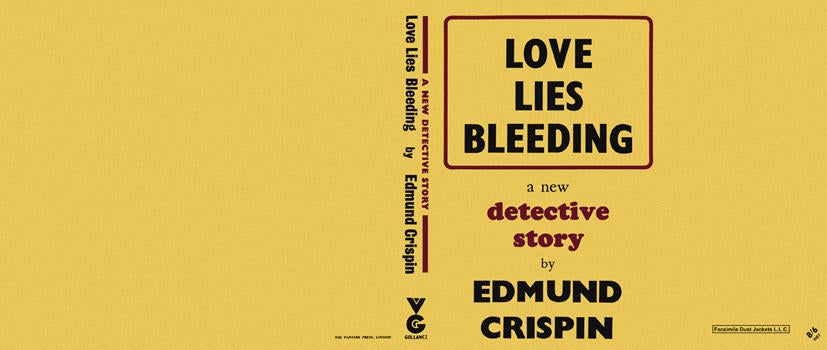 Item #917 Love Lies Bleeding. Edmund Crispin