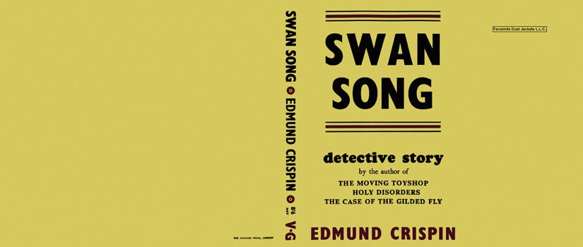 Item #918 Swan Song. Edmund Crispin