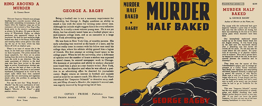 Item #9185 Murder Half Baked. George Bagby.