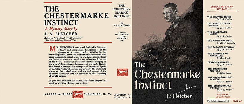 Item #9258 Chestermarke Instinct, The. J. S. Fletcher