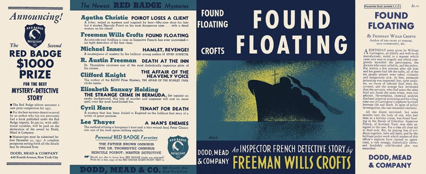 Item #938 Found Floating. Freeman Wills Crofts.