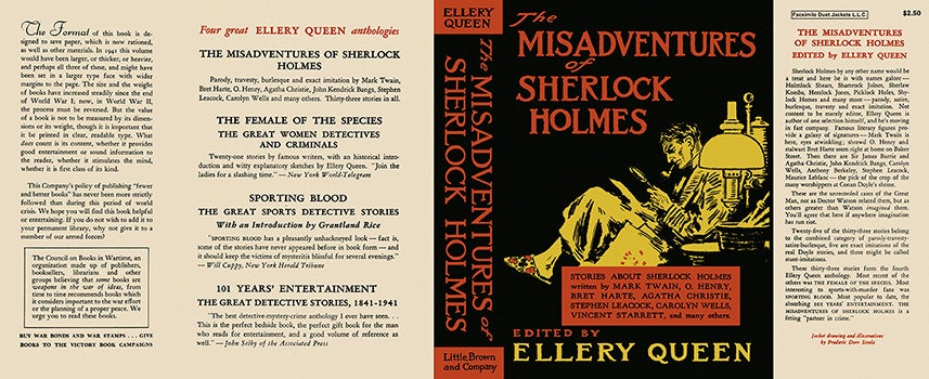 Item #94 Misadventures of Sherlock Holmes, The. Ellery Queen, Anthology