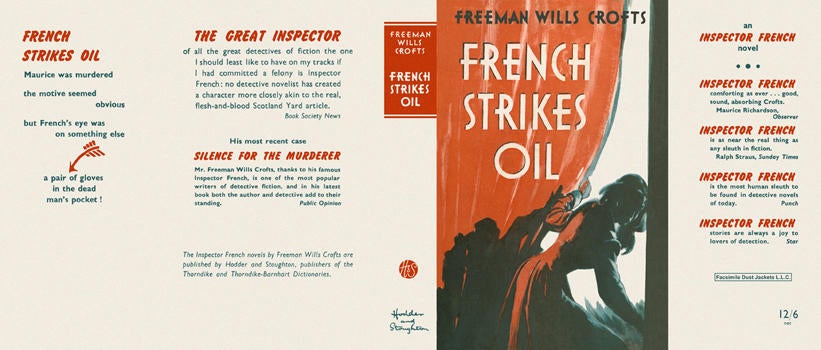Item #941 French Strikes Oil. Freeman Wills Crofts.