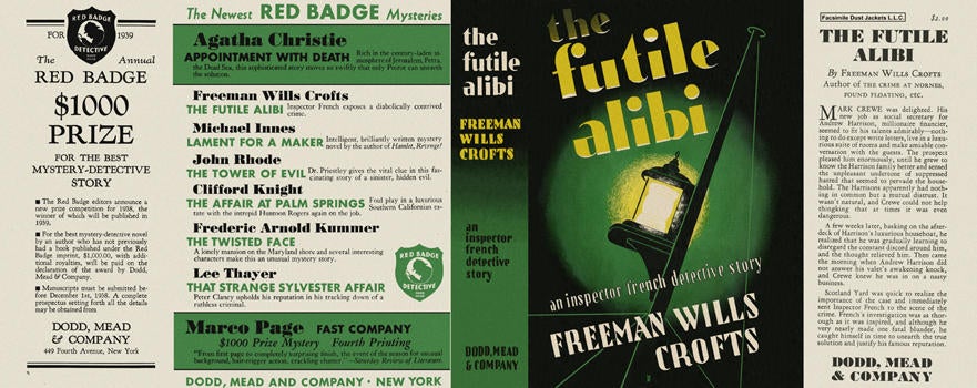 Item #942 Futile Alibi, The. Freeman Wills Crofts