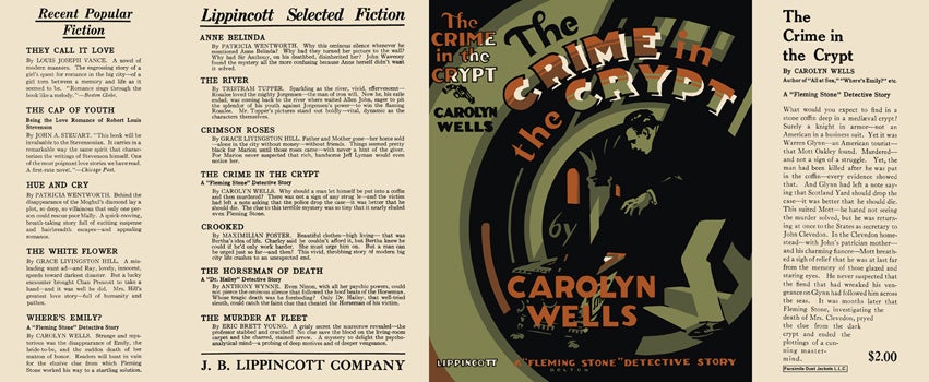 Item #9433 Crime in the Crypt, The. Carolyn Wells