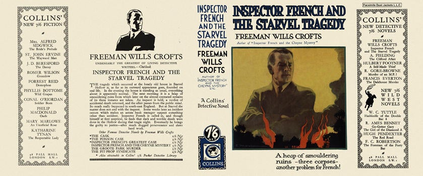 Item #946 Inspector French and The Starvel Tragedy. Freeman Wills Crofts