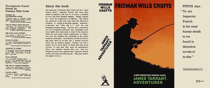 Item #948 James Tarrant, Adventurer. Freeman Wills Crofts
