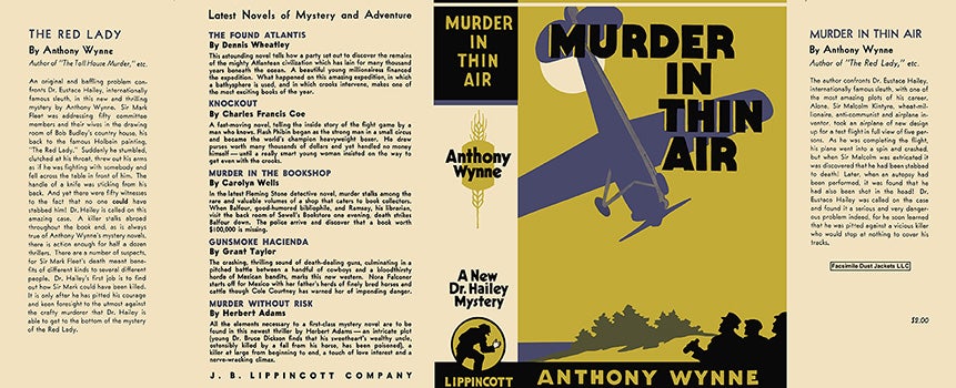 Item #9485 Murder in Thin Air. Anthony Wynne