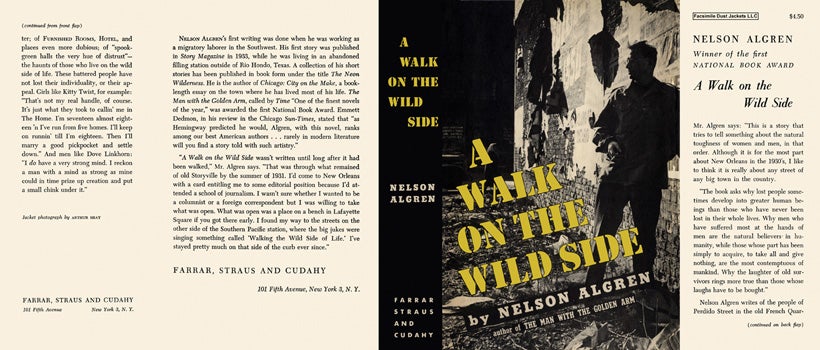Item #9489 Walk on the Wild Side, A. Nelson Algren