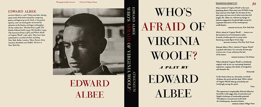 Item #9490 Who's Afraid of Virginia Woolf, A Play? Edward Albee