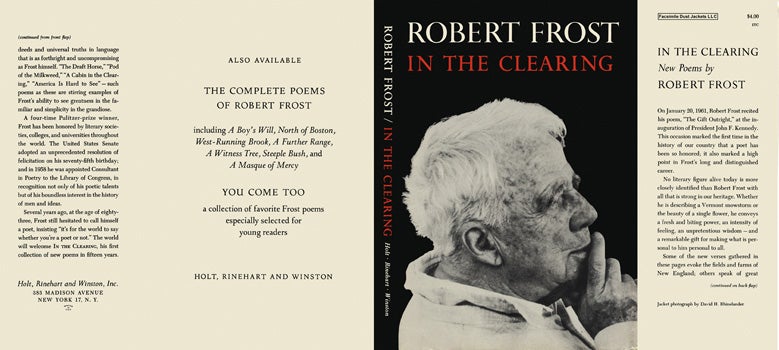 Item #9492 In the Clearing. Robert Frost