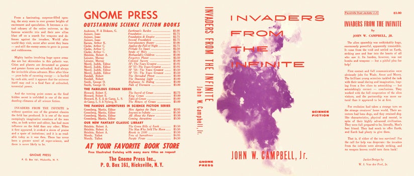 Item #9548 Invaders from the Infinite. John W. Campbell, Jr