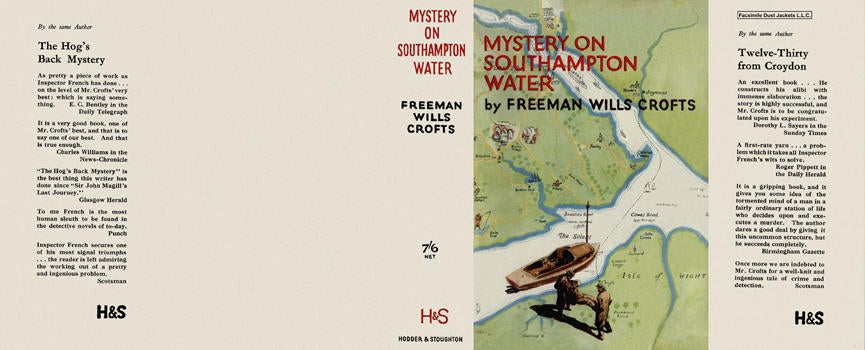 Item #958 Mystery on Southampton Water. Freeman Wills Crofts