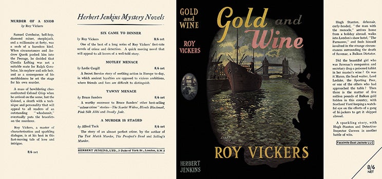 Item #9606 Gold and Wine. Roy Vickers.