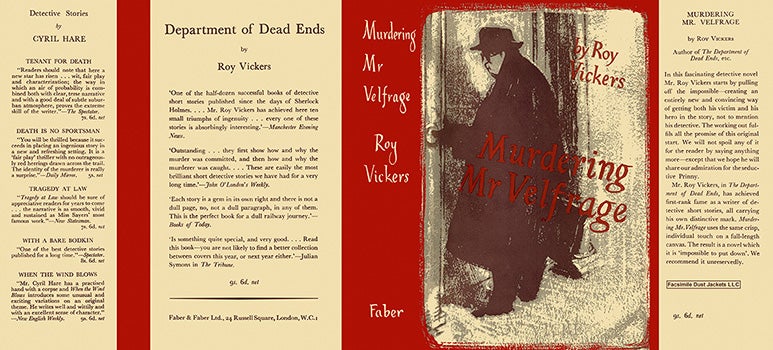 Item #9607 Murdering Mr. Velfrage. Roy Vickers