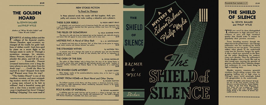 Item #9678 Shield of Silence, The. Edwin Balmer, Philip Wylie.