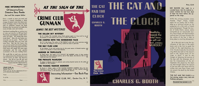 Item #9697 Cat and the Clock, The. Charles G. Booth.
