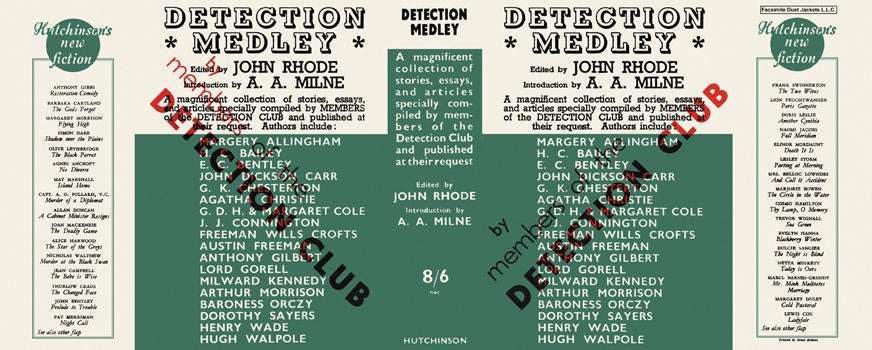 Item #97 Detection Medley. The Detection Club, John Rhode