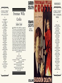 Sudden Death. Freeman Wills Crofts.