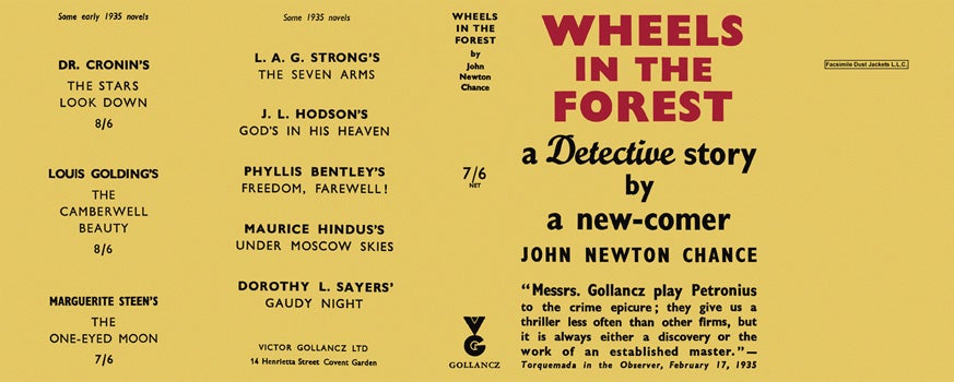 Item #9726 Wheels in the Forest. John Newton Chance