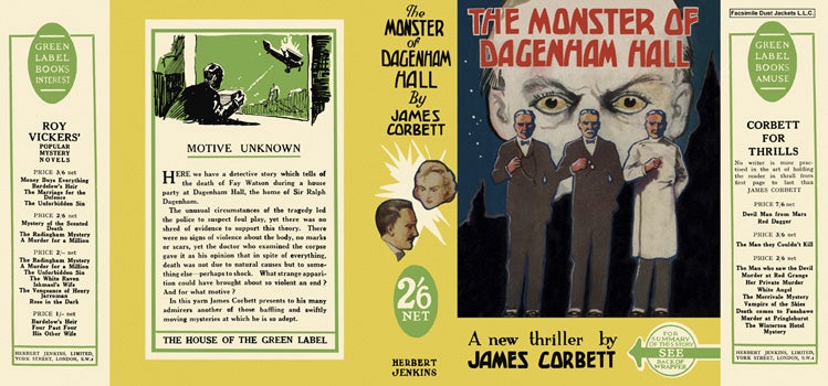 Item #9754 Monster of Dagenham Hall, The. James Corbett.