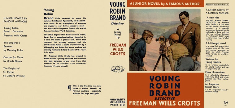Item #976 Young Robin Brand Detective: A Junior Novel. Freeman Wills Crofts.